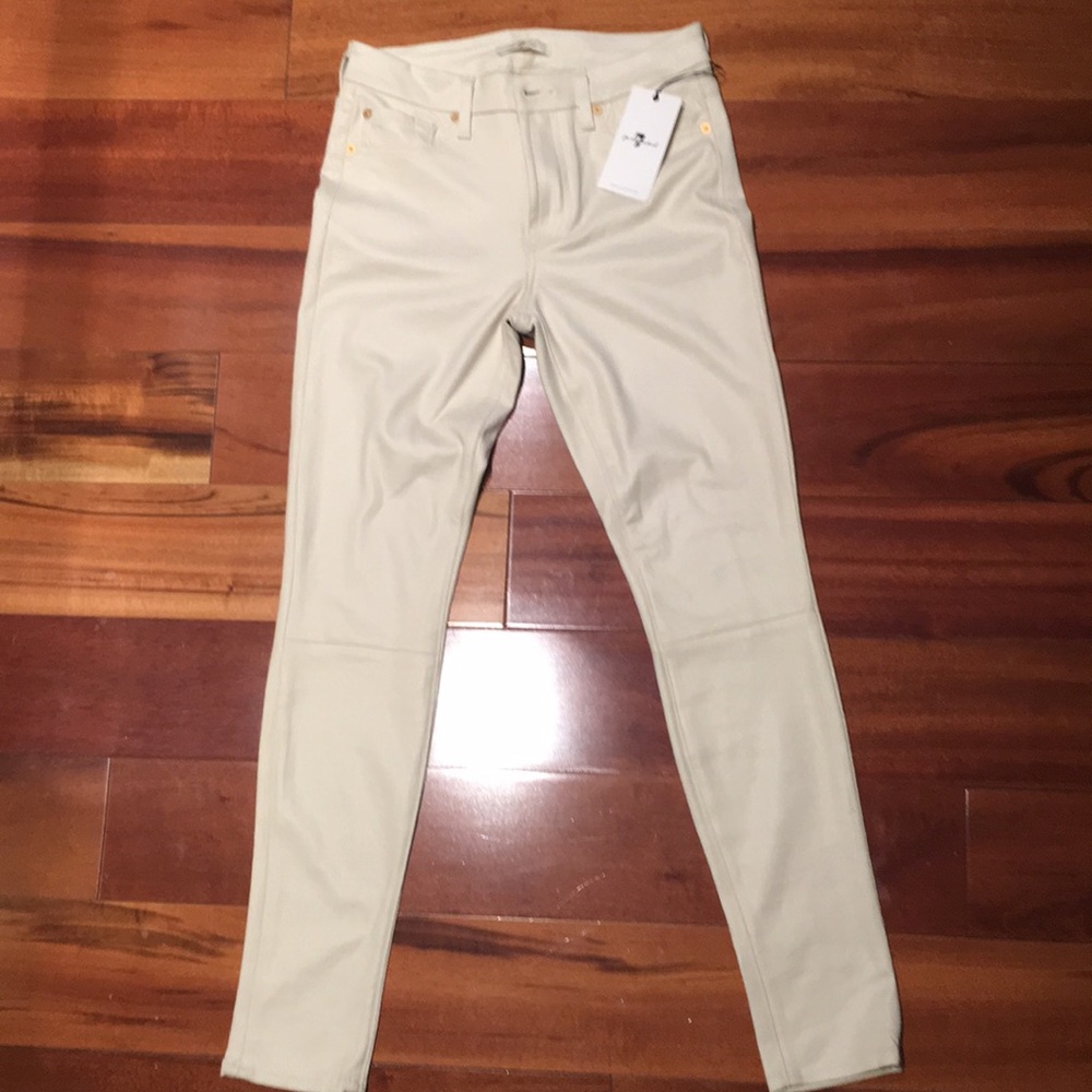 7 for all mankind suede-like jeans.